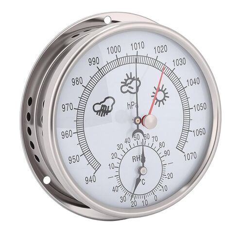 HEEPDD Clocks & Barometers Stainless Steel 3 in 1 for Boats Offices Temperature Pressure Humidity Marine Weather Station Hygrometer Thermometer Nan Other Means of Transportation in Saudi Arabia