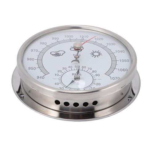 HEEPDD Clocks & Barometers Stainless Steel 3 in 1 for Boats Offices Temperature Pressure Humidity Marine Weather Station Hygrometer Thermometer Nan Other Means of Transportation in Saudi Arabia