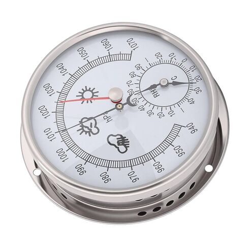 HEEPDD Clocks & Barometers Stainless Steel 3 in 1 for Boats Offices Temperature Pressure Humidity Marine Weather Station Hygrometer Thermometer Nan Other Means of Transportation in Saudi Arabia