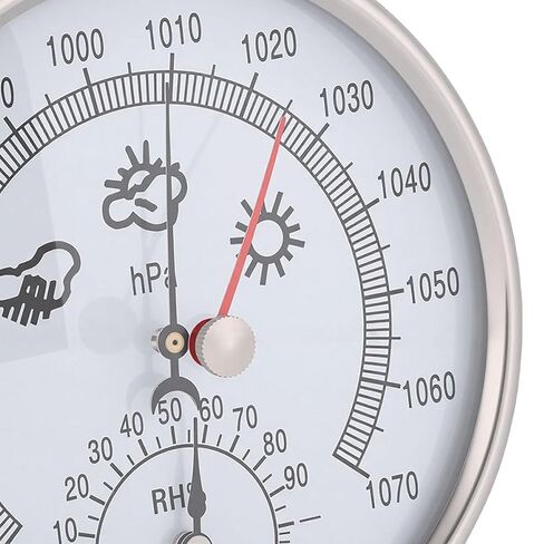 HEEPDD Clocks & Barometers Stainless Steel 3 in 1 for Boats Offices Temperature Pressure Humidity Marine Weather Station Hygrometer Thermometer Nan Other Means of Transportation in Saudi Arabia