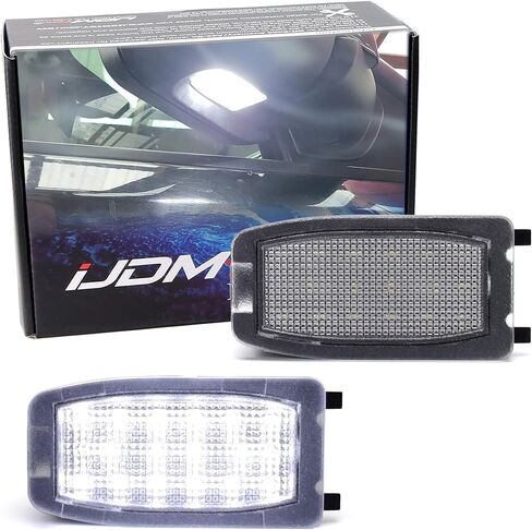 مصابيح LED بيضاء أسفل المرآة الجانبية من iJDMTOY متوافقة مع Land Rover Range Rover، Range Rover Sport، LR2 LR3 LR4، (مدعومة بـ 18 قطعة من مصابيح SMD LED بيضاء) in Saudi Arabia