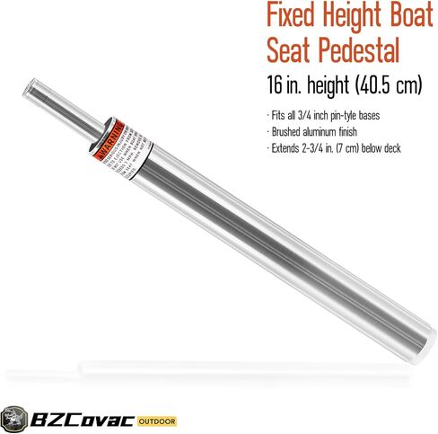 3/4" Boat Seat Pin Post, Lock-in Style Non-Threaded Pedestal Post for Marine Boat Seat Mounting, Aluminum Extension Pole for Pontoon, Fishing Boat, Bass Boat, and More in Saudi Arabia
