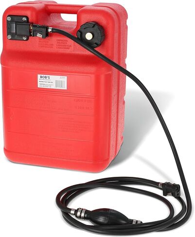 مجموعة خزان غاز القارب من بيسبلاي سعة 6 جالون - خزان وقود القوارب البحرية البلاستيكي المحمول مع خرطوم التعبئة in Kuwait