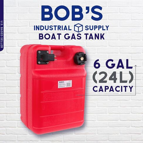 مجموعة خزان غاز القارب من بيسبلاي سعة 6 جالون - خزان وقود القوارب البحرية البلاستيكي المحمول مع خرطوم التعبئة in Kuwait