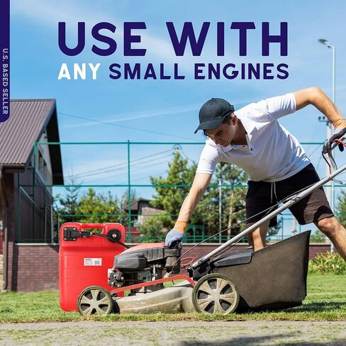 مجموعة خزان غاز القارب من بيسبلاي سعة 6 جالون - خزان وقود القوارب البحرية البلاستيكي المحمول مع خرطوم التعبئة in Kuwait