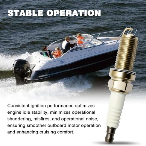 ILFR6G-E 4212 Iridium Spark Plugs Compatible with Mercury Verado L6 200-400 HP Outboard Engines 400R Boat (6Pcs) in Saudi Arabia