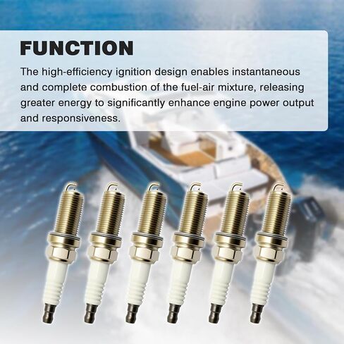 ILFR6G-E 4212 Iridium Spark Plugs Compatible with Mercury Verado L6 200-400 HP Outboard Engines 400R Boat (6Pcs) in Saudi Arabia