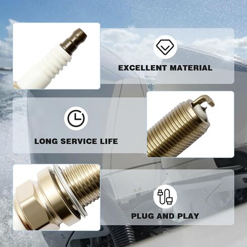 ILFR6G-E 4212 Iridium Spark Plugs Compatible with Mercury Verado L6 200-400 HP Outboard Engines 400R Boat (6Pcs) in Saudi Arabia
