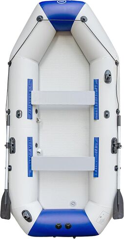 10FT قارب صيد قابل للنفخ للبالغين مع أرضية بغرز متدلية 3-4 أشخاص PVC قارب قابل للنفخ USCG معتمد in Kuwait