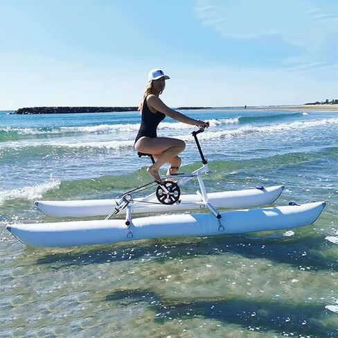 Water Bikes, Inflatable Kayak Bikeboat for Lake, Outdoor Pedal Bicycle Boat, Water Sports Touring Kayaks Sea for Sport Fun Fishing, Water Sports Equipment in Saudi Arabia