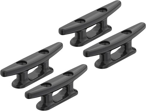 SEAFLO Boat Cleat Black Nylon Dock Cleat Kayak Cleat, 3", 4", 5", 6", 8" - (Choose Size & Qty) in Kuwait