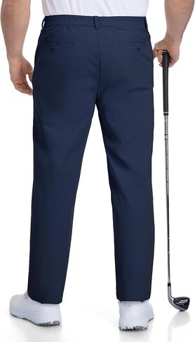 Big and Tall Mens Golf Pants 28/30/32 Inseam Stretch Work Dress Slacks Lightweight Casual Trousers with Pockets in Kuwait
