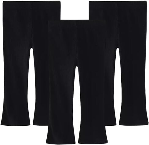 EmaoFun Girl's Bootcut Leggings 3Packs,Cotton Kids Bell Bottoms Pants(2-7 Years) in Saudi Arabia