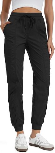 Women's 30/32/34/36 Tall Inseam Lightweight Workout Joggers Dance Studio Track Athletic Running Casual Pants in Kuwait