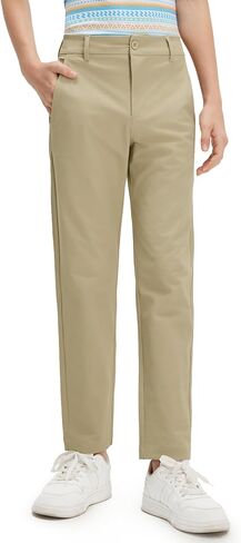M MAELREG Boys Golf Pants Stretch Flat Front Dress Athletic Casual Youth Golf Pants School Uniform Pants with Mesh Pockets in Saudi Arabia