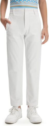 M MAELREG Boys Golf Pants Stretch Flat Front Dress Athletic Casual Youth Golf Pants School Uniform Pants with Mesh Pockets in Saudi Arabia