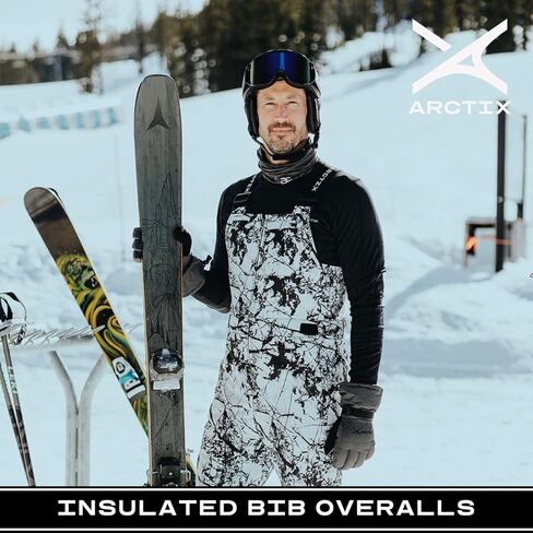 Arctix Men's Essential Insulated Bib Overalls, Burnt Ginger, Medium/32" Inseam in Saudi Arabia