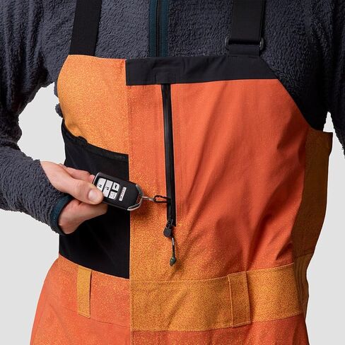 Backcountry, Cottonwoods LT Xpore 3L Bibs - Men's, Boundary Orange Ombre/Black, M in Saudi Arabia