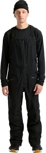 Burton, Freebird GORE-TEX 3L Bib Pant - Men's, True Black, M/Reg in Saudi Arabia