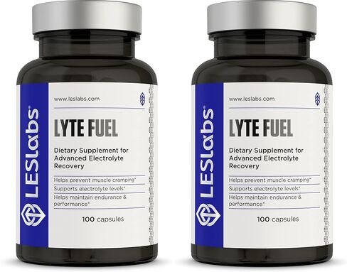 LES Labs Lyte Fuel - استبدال المنحل بالكهرباء، والقدرة على التحمل، والأداء، وتشنجات العضلات ودعم الكيتو - المغنيسيوم والزنك والبوتاسيوم والكروم - مكمل غير معدّل وراثيًا - 100 كبسولة in Saudi Arabia