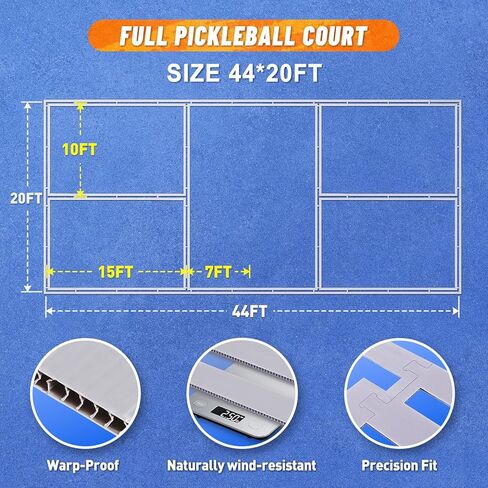 مجموعة استنسل ملعب كرة البيسبول الكاملة القابلة لإعادة الاستخدام من بروجوال للخرسانة - 46 قطعة من قوالب تحديد الخطوط مع تصميم بدون قياس للفناء الخلفي والممر وموقف السيارات in Kuwait