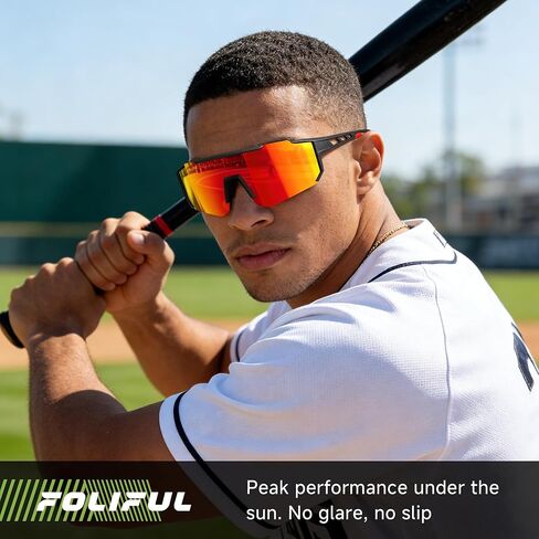 3 Pack Polarized Sports Sunglasses Men Women, Running Mens Sunglasses UV Protection for Baseball Cycling Fishing in Saudi Arabia