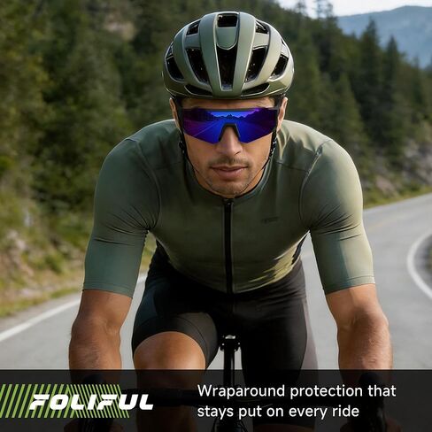 3 Pack Polarized Sports Sunglasses Men Women, Running Mens Sunglasses UV Protection for Baseball Cycling Fishing in Saudi Arabia