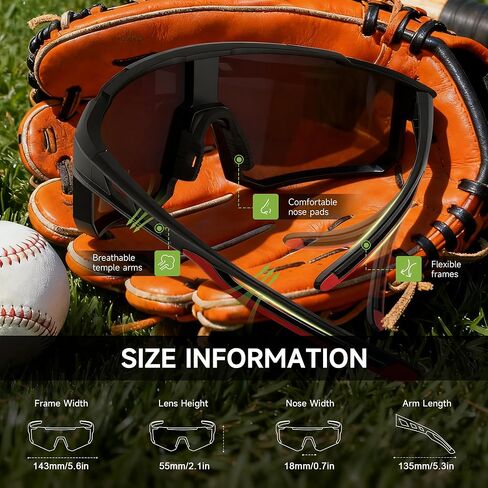 3 Pack Polarized Sports Sunglasses Men Women, Running Mens Sunglasses UV Protection for Baseball Cycling Fishing in Saudi Arabia