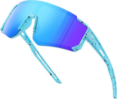 Fanshen Kids Baseball Sunglasses for Boys Girls Ages 3-12, Sports Polarized Youth Baseball Sunglasses UV Protection in Kuwait