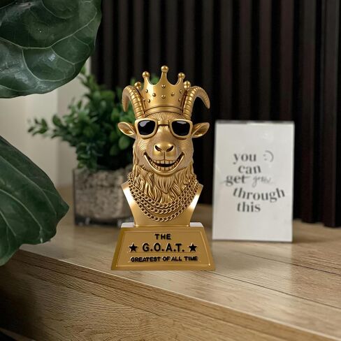 جائزة الفائز بكأس الماعز - جائزة مضحكة مصنوعة يدويًا مقاس 6 بوصات هي الأعظم على الإطلاق لبطل كرة القدم الخيالي، وأفضل لاعب في المكتب، وتقدير الموظفين، والرئيس وزملاء العمل، والفائز وهدايا الكمامة للرجال والأصدقاء in Kuwait