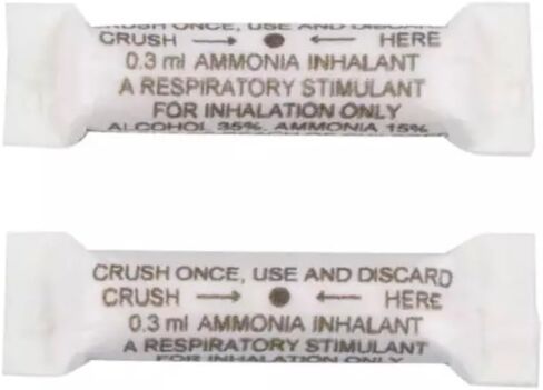 Ammonia inhalants 10 Crushable ampoules. in Saudi Arabia