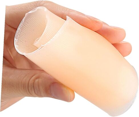 Silicone Leg Pads Self-Adhesive Calf and Thigh Pads Anti-Chafing Skin Color Soft Silicone Set for Men and Women Sports Walking in Saudi Arabia