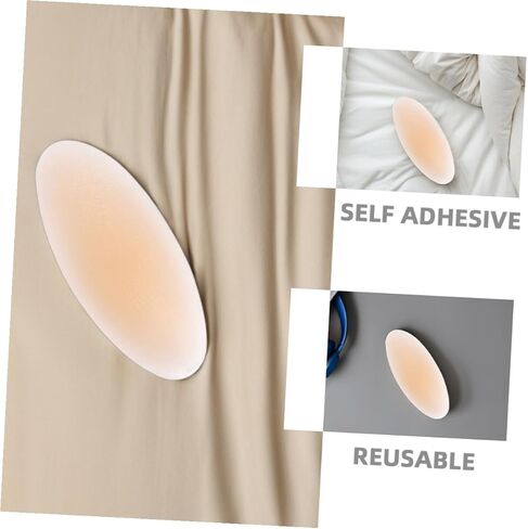 GALPADA Self-Adhesive Silicone Leg Pads Kit for Men and Women, Skin Color Soft Calf and Thigh Pads Anti-Chafing Protective Support, Invisible Leg Shape Corrector Set for Sports and Daily in Saudi Arabia