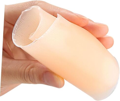 Ciieeo Silicone Calf Support Pads Self-Adhesive Anti-Chafing Leg Corrector Soft Protective Leg Shape Enhancer for Women Sports Use, 2 Pairs Skin Color in Saudi Arabia