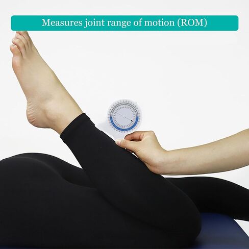 مقياس ميل الفقاعات 2 في 1 مع شريط قياس الجسم، نطاق مانع للتسرب من مقياس زاوية الحركة، مجموعة تقييم حركة المفاصل الاحترافية لطلاب PT واللياقة البدنية in Kuwait