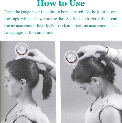 مقياس ميل الفقاعات 2 في 1 مع شريط قياس الجسم، نطاق مانع للتسرب من مقياس زاوية الحركة، مجموعة تقييم حركة المفاصل الاحترافية لطلاب PT واللياقة البدنية in Kuwait