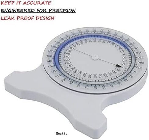 Inclinometer for Physical Therapy - Accurate Range of Motion (ROM) Measurement Leak-Proof Construction- Easy to Use Inclinometer for Students and Professionals in Saudi Arabia