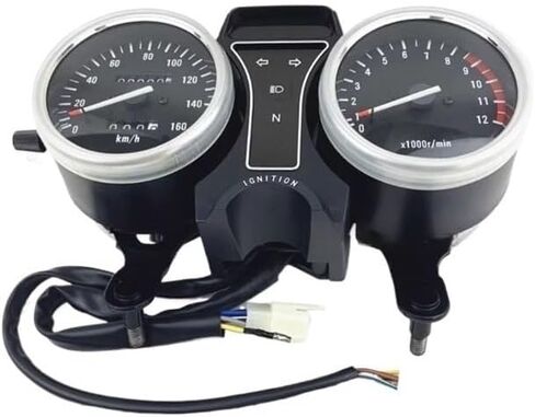 Dual Odometer Gauge Motorcycle Parts Instruments Gauges Tachometer for Suzuki for Wangjiang GN250 GN 250 250cc Odometer Tachometer in Saudi Arabia