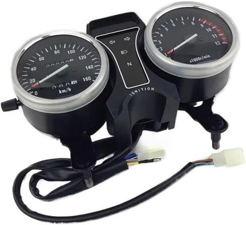 Dual Odometer Gauge Motorcycle Parts Instruments Gauges Tachometer for Suzuki for Wangjiang GN250 GN 250 250cc Odometer Tachometer in Saudi Arabia