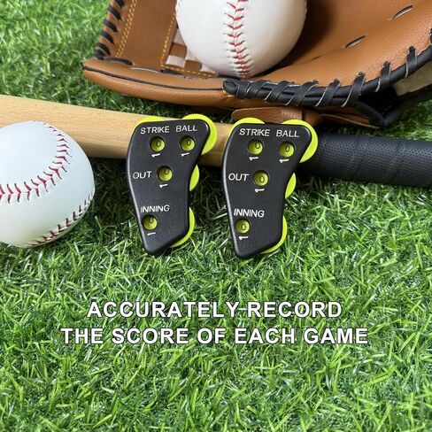 2 حزمة 4 عجلة البيسبول حكم الفرس مؤشر الحكم والعتاد الكرة اللينة معدات حكم الملعب عداد الفرس لتسجيل النقاط تسجيل عموميات الأدوار الكرات in Kuwait