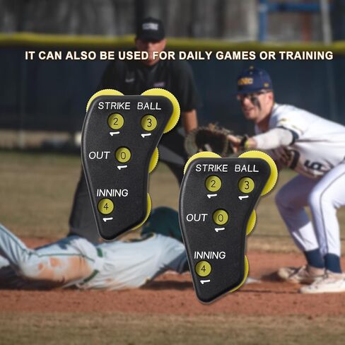 2 حزمة 4 عجلة البيسبول حكم الفرس مؤشر الحكم والعتاد الكرة اللينة معدات حكم الملعب عداد الفرس لتسجيل النقاط تسجيل عموميات الأدوار الكرات in Kuwait