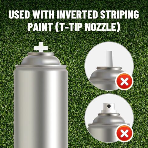 zozen Foldable Marking Paint Wand, 2-Wheel/Line Widths Adjustable/with Bag, Industrial Striping Line Painting Wand for Ground Striping, Parking Lot, Work with Inverted Striping Paint (T-Tip Nozzle) in Kuwait