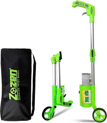 zozen Foldable Marking Paint Wand, with Carry Bag/Adjustable Line Widths, Used with Side-Push Inverted Marking Spray Paint, Industrial Paint Sticks for Sports Field, Parking Lot & Utility Marking in Kuwait