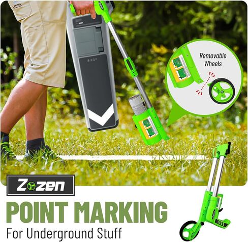 zozen Foldable Marking Paint Wand, with Carry Bag/Adjustable Line Widths, Used with Side-Push Inverted Marking Spray Paint, Industrial Paint Sticks for Sports Field, Parking Lot & Utility Marking in Kuwait