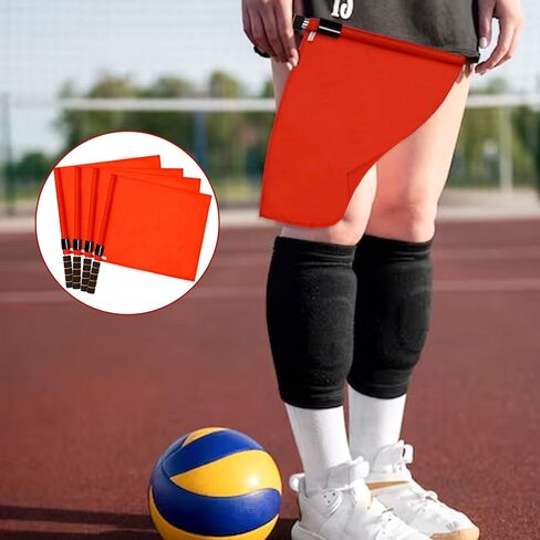 Volleyball Line Judge Flags, 4-Pack Referee Flags for Volleyball Matches in Kuwait