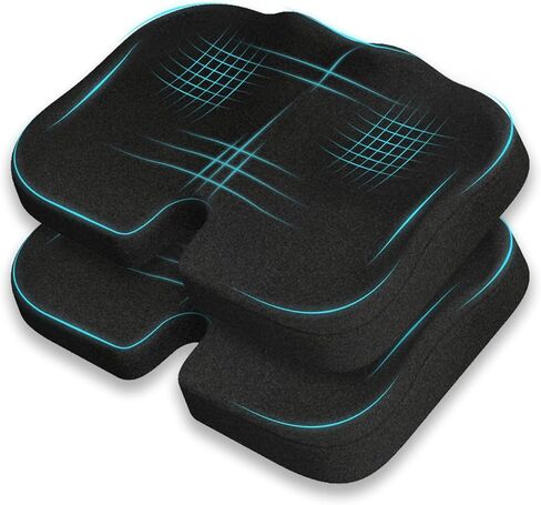 Stadium Seat Cushion, Extra Thick 50D High-Density Bleacher Cushion with Carry Handle, Non-Slip Water-Resistant Stadium Cushions for Bleachers & Outdoor Events(2-Pack) in Kuwait