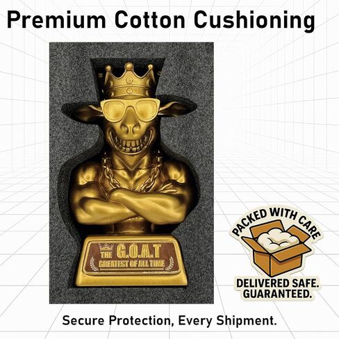 كأس ماعز العضلات – 9 بوصات ماعز مع جائزة راتينج العضلات لكرة القدم الخيالية، مكتب المكتب، كأس أفضل لاعب in Kuwait