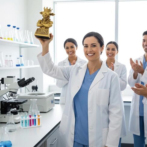 كأس ماعز العضلات – 9 بوصات ماعز مع جائزة راتينج العضلات لكرة القدم الخيالية، مكتب المكتب، كأس أفضل لاعب in Kuwait