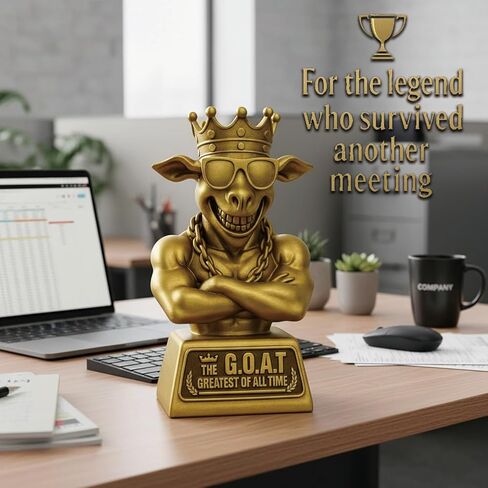 كأس ماعز العضلات – 9 بوصات ماعز مع جائزة راتينج العضلات لكرة القدم الخيالية، مكتب المكتب، كأس أفضل لاعب in Kuwait