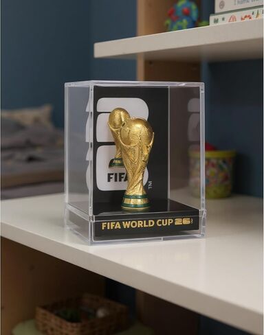 Official FIFA World Cup 2026 Edition - 3 Inch 3D Trophy Inside a Premium Acrylic Case - Timeless Collector’s Item - FIFA World Cup Trophy Replica Perfect for Man Cave or Football Memorabilia in Saudi Arabia